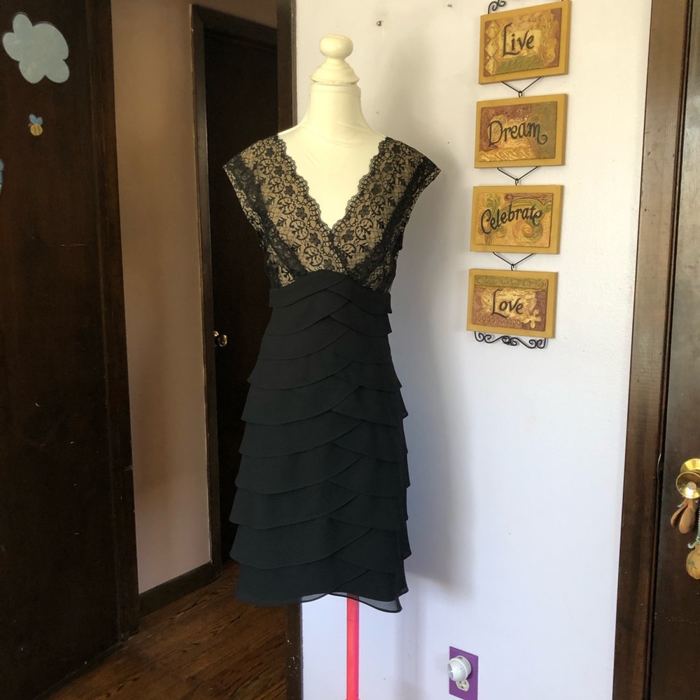 Black Ruffle dress